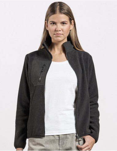 PRM-7955-Womens Canvas Fleece Jacket